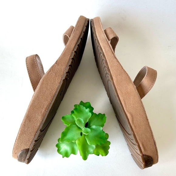 EMU Australia Lorikeet Tan Suede Two Strap Slide Sandal Almond Size 11 - Picture 10 of 11